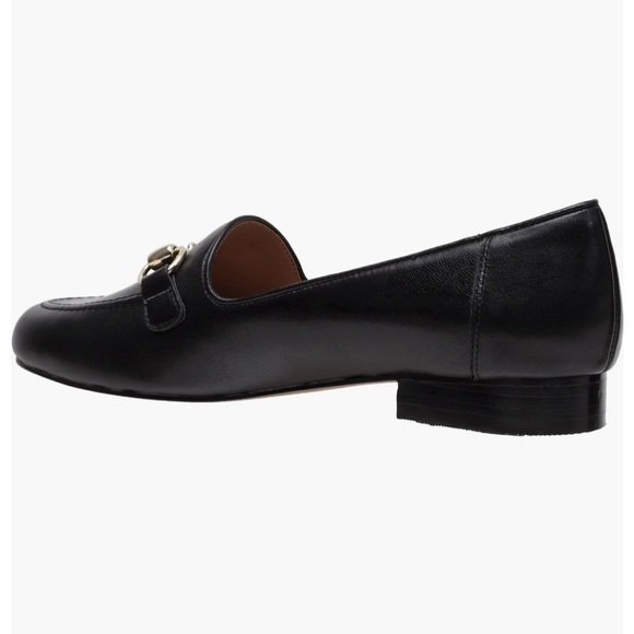 LINEA PAOLO Nordstrom Women’s Gold Bit & Black 100% Leather Loafers Size 10 $160 - Picture 3 of 15
